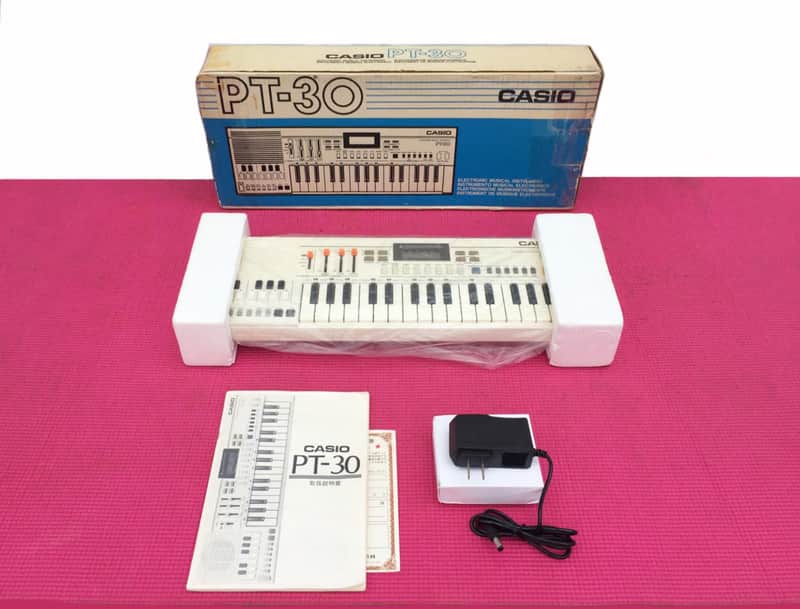 Casio PT-30 Vintage Synthesizer Keyboard In Open Box image 1