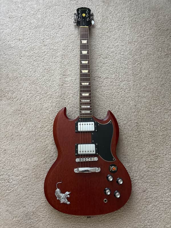 Epiphone Vintage G-400 2003 - 2005 - Worn Cherry image 1