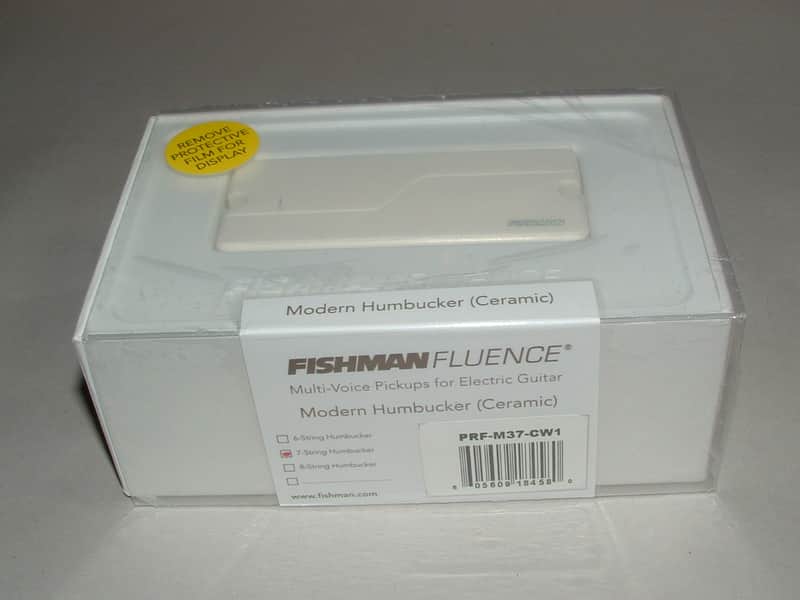 Fishman Fluence PRF-M37-CW1 7 String Modern Humbucker Ceramic 3 Voices (White) image 1