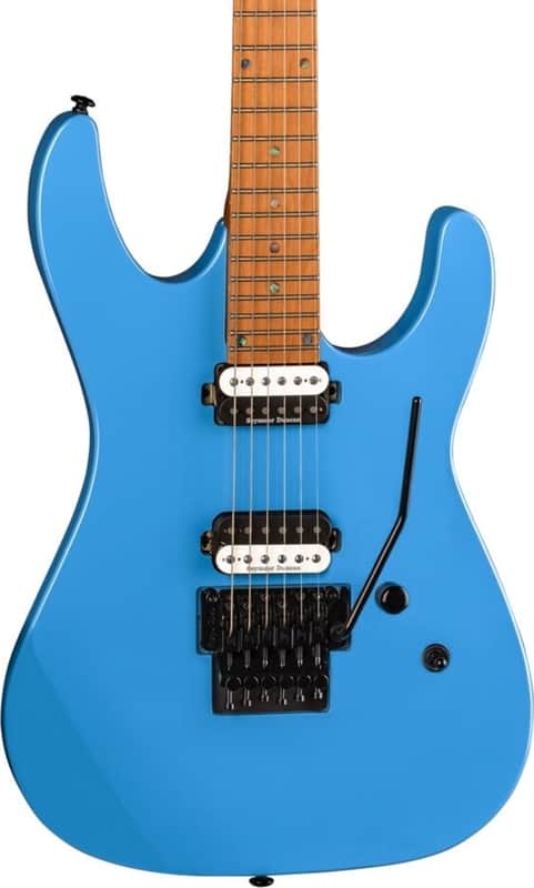 Dean MD24 Floyd Electric Guitar, Roasted Maple Fingerboard, Vintage Blue image 1