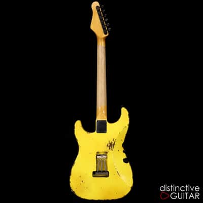 Friedman Guitars Vintage S - Graffiti Yellow Leopard image 9