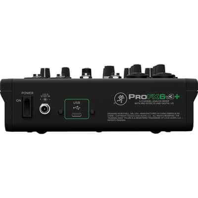 Mackie ProFX6v3+ 6-Channel Analog Mixer with Enhanced FX, USB Recording Modes, and Bluetooth imagen 4