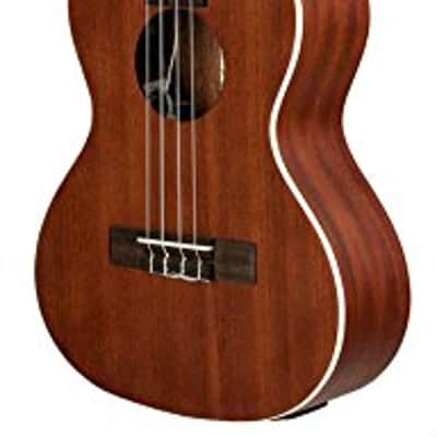 Kala KA-TE Satin Mahogany Tenor Acoustic-Electric Ukulele w/ Gig Bag image 5