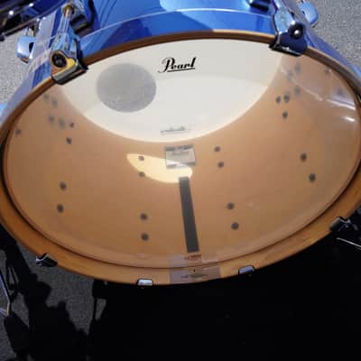 Pearl Masters Maple Complete MCT Series Chrome Contrail Lqr. 3pc Maple Shell Pack | (12, 14, 20") image 9