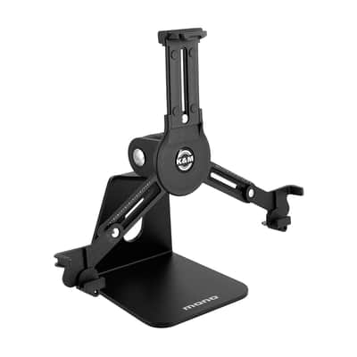 MONO Device Stand with K&M Tablet Holder, Black image 1