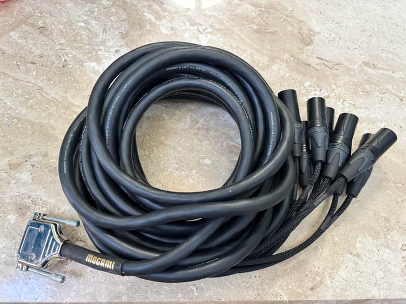 Mogami Gold-DB25-XLRM-20 DB25 to XLR Male - 20'