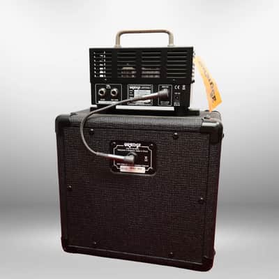 Orange Micro Dark Valve Amp Head & Orange PPC108 Black Amp Cabinet image 2