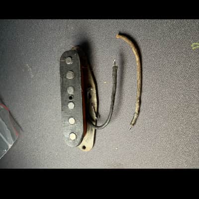 Fender Vintage Mid-1960s Mustang / Duo-Sonic Pickup – Original Flat Pole – Needs Rewind 1965 image 3