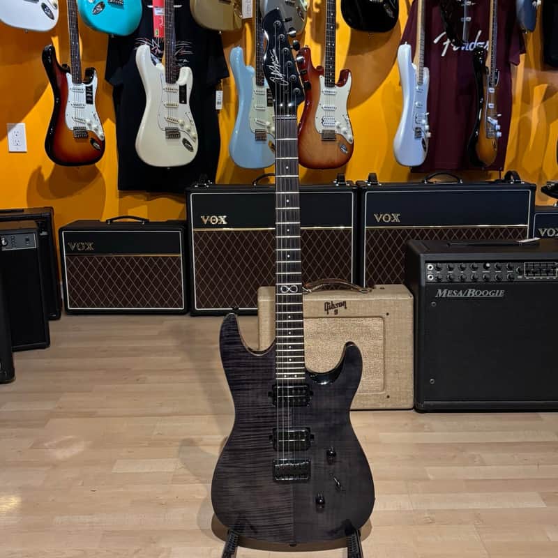 Chapman - ML1 Modern HH Smoked Charcoal Flame Maple w/ Chapman DLX Gig Bag (2017) - USED