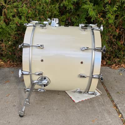 Yamaha 20x16 Absolute Hybrid Maple Bass Drum Polar White AHM image 4