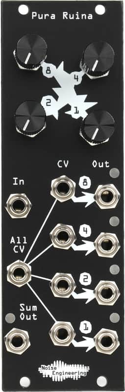 Noise Engineering Pura Ruina 3-stage Full-wave Rectification Eurorack Module - Black image 1