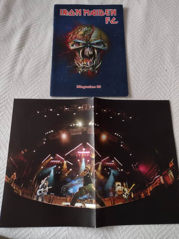 Iron Maiden Fan Club FC Magazine #86 with poster! image 1