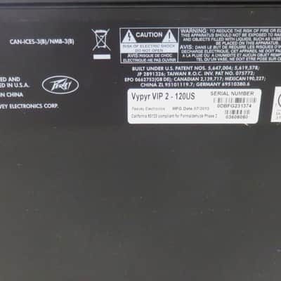 Peavey Vypyr VIP 2 Modeling 40W 1x12" Guitar/Bass/Acoustic Combo Amp 2010s - Black image 11
