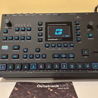 Elektron Octatrack MKII 8-Track Dynamic Performance Sampler MK2 pristine Black image 3