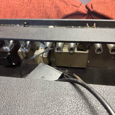 Fender Deluxe Reverb 2-Channel 22-Watt 1x12" Guitar Combo Vintage 1966 Black Panel imagen 10
