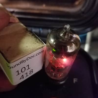 Siemens Matched Pair (2) 6DJ8 tNOS AT1000 TESTED Vacuum Tubes dual stage getter ECC88 dual triode 1960-1966 image 8