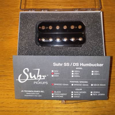 Suhr SSH+ 53mm Bridge Humbucker - Black image 4