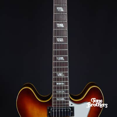 CLEAN! 1967 Epiphone Riviera Sunburst image 3