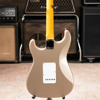 Fender American Vintage II 1965 Stratocaster, Round-Lam Rosewood Fingerboard - Shoreline Gold with Hardshell Case - Used image 7