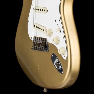 Mint Fender Custom Shop Postmodern Strat Journeyman Relic - Aged Aztec Gold #15698 image 7