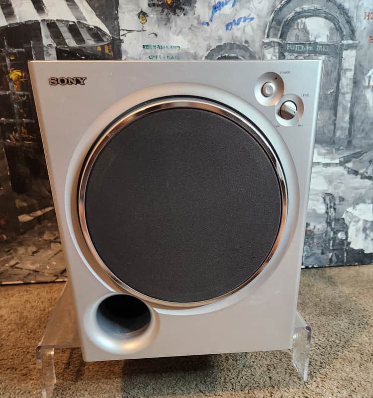 Sony Sony SA-WMSP87 is an active (powered) subwoofer 90s - Grey image 1