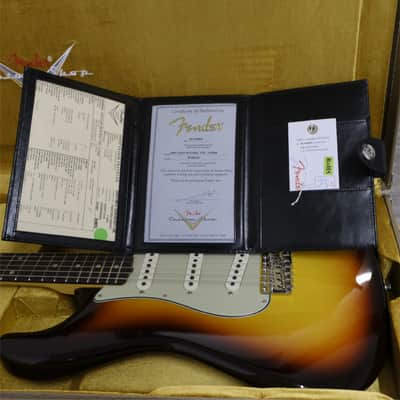 Fender Custom Shop Vintage Custom 1959 Stratocaster Rosewood - Chocolate 3-Color Sunburst image 8