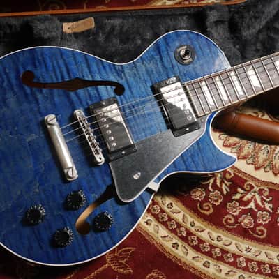 Gibson Memphis ES-Les Paul 2016 - Blue Stain image 1