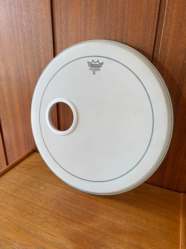 Remo Weatherking Coated Pinstripe 18” w/ 4” Bass O image 1