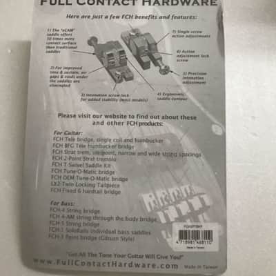 Babicz Full Contact Hardware FCH2PTBKFull Contact 2-Point Strat Tremolo Black w/ Original box & paperwork image 2