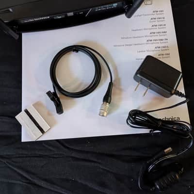 Audio-Technica ATW-1101/L System 10 Digital Wireless Lavalier Microphone System - Black image 2