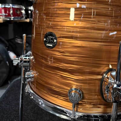 ~RARE~ DW Performance Series 4-Piece 10/12/16/22 Drum Kit Set in Bronze Oyster FinishPly image 6