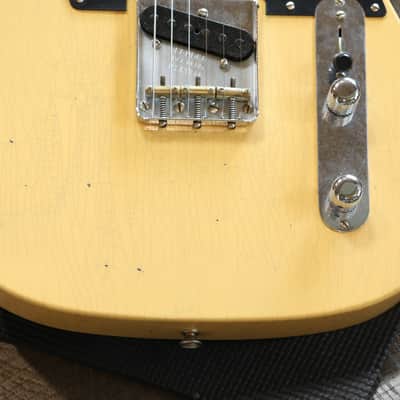 2025 Fender Custom Shop '50 Double Esquire Telecaster Electric Guitar Blonde Relic + COA OHSC image 7