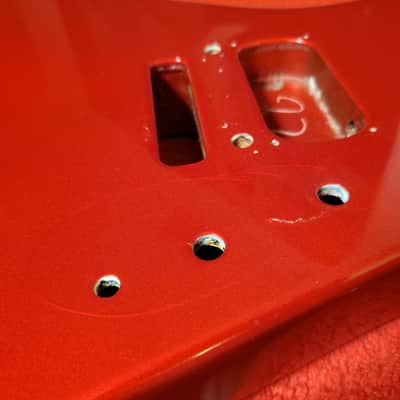 Kramer Condor Explorer 1984 - Candy Apple Red with "D" Neck Plate! image 6