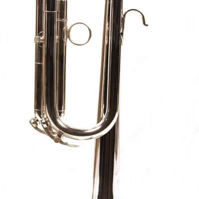 F.E. Olds Custom-CHR "High Range" Trumpet; Ryan Kisor, Silver Plate, Fullerton, 1973 image 6
