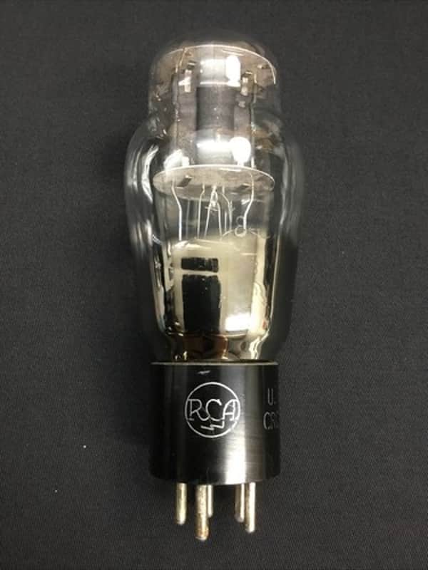 RCA 843 Coke Bottle Black Plate POWER TRANSMITTING VACUUM TUBE Tested S.2288-D image 1
