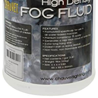 Chauvet DJ HDF High-Density Fog Machine Fluid - One Gallon Fog Machines image 1