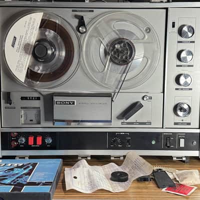 Sony TC-540 Reel to Reel 4-Track Stereo Tape Recorder Tested image 1