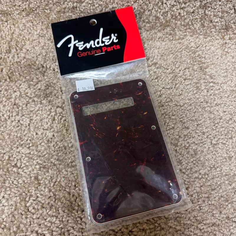Fender Strat Backplate Tortoise 4 ply image 1