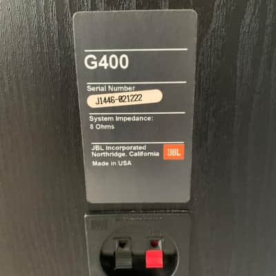JBL G400 Black image 1