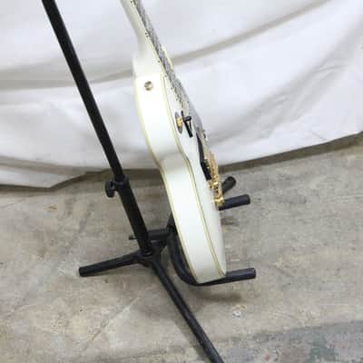 Epiphone LP-Custom Inspired by Gibson 6 String Electric Guitar - White image 10