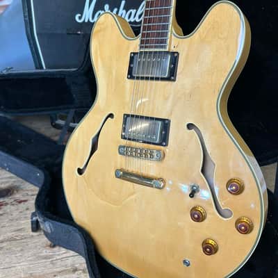 Epiphone Sheraton Natural 1996 Semi-Hollow Electric Guitar image 17