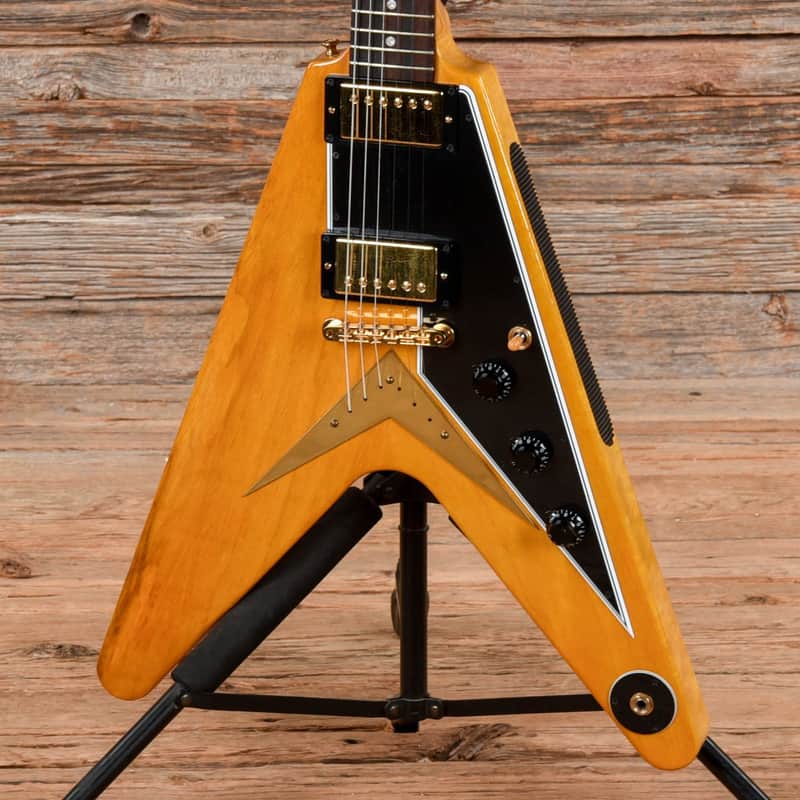 Gibson Custom Shop 50th Anniversary Korina Flying V Natural 2008 image 3
