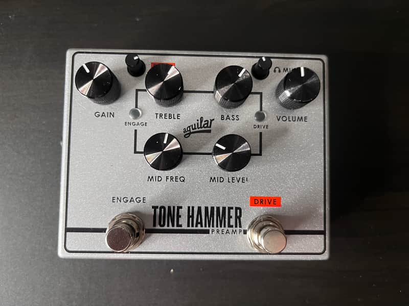 Aguilar Tone Hammer Preamp V2 2024 - Present - Silver image 1
