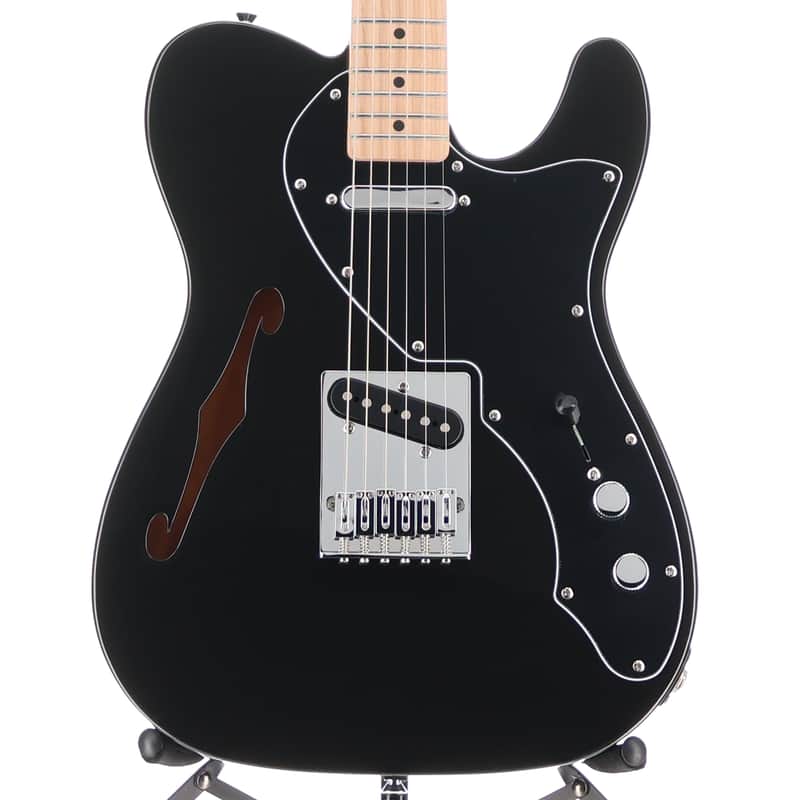 Squier Affinity Series® Telecaster® Thinline, Metallic Black (RP) (73565) image 1