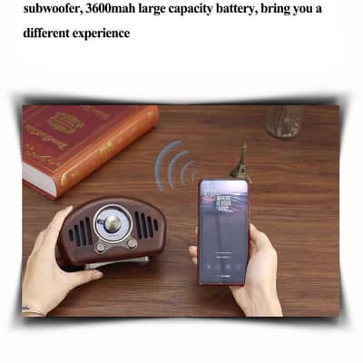 Vintage Radio-Walnut wooden image 7