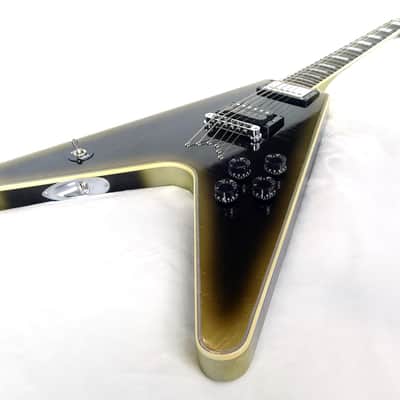 CASE QUEEN! Gibson Custom Shop Adam Jones Flying V Collector’s Edition Electric Guitar - Reverse Antique Silverburst Murphy Lab Aged image 18