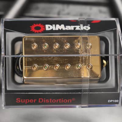 DiMarzio DP100G Super Distortion Humbucker - Gold image 1