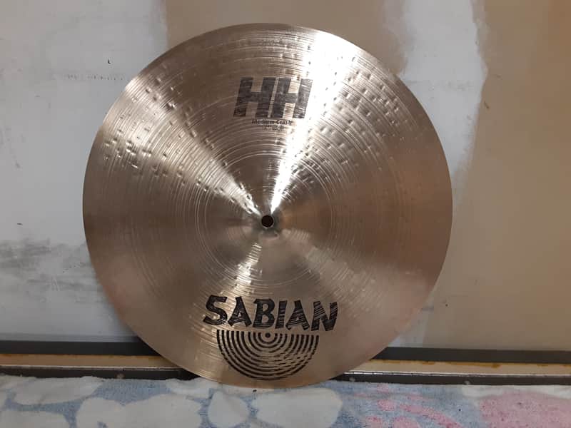 Sabian 16" HH Hand Hammered Medium Crash Cymbal 1992 - 2007 - Brilliant image 1