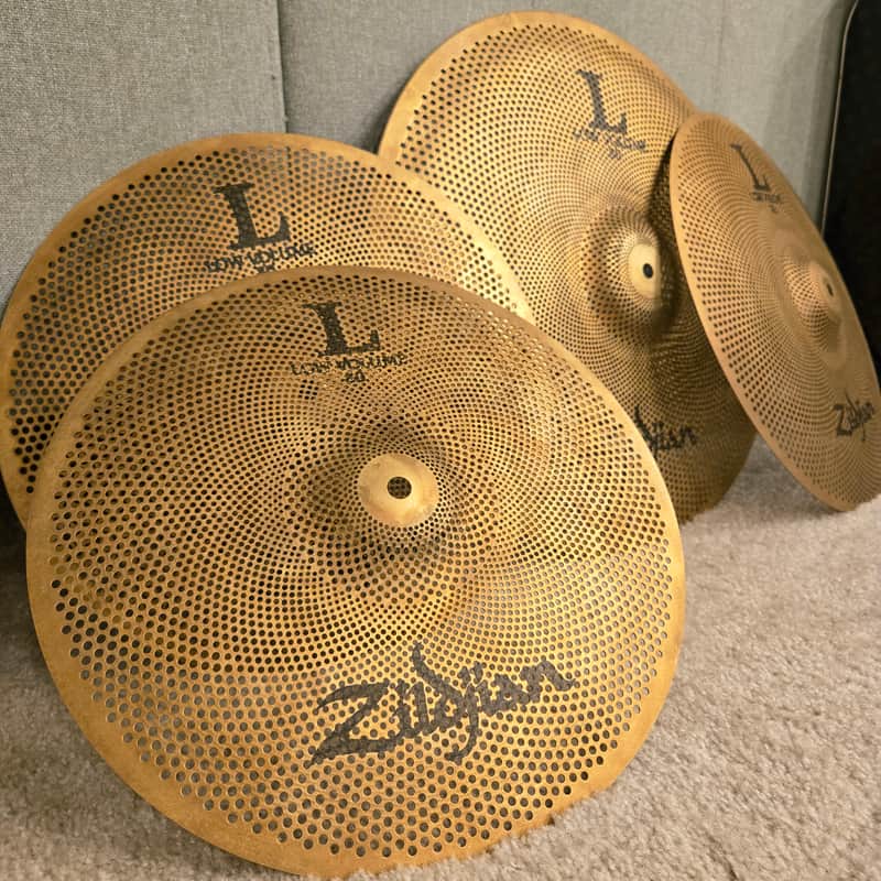Zildjian LV468 L80 Low Volume Box Set 14/16/18" Cymbal Pack 2015 - Present - Buffed Bronze image 1
