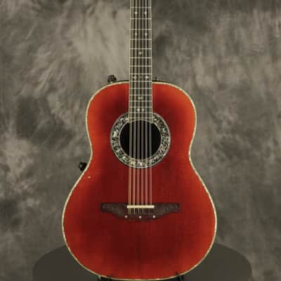 RARE 1978 Ovation 12-string "The Anniversary" model STEREO acoustic electric image 2